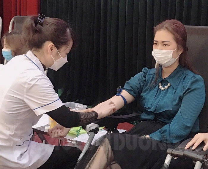Nữ giáo viên nhiều lần  hiến máu cứu người